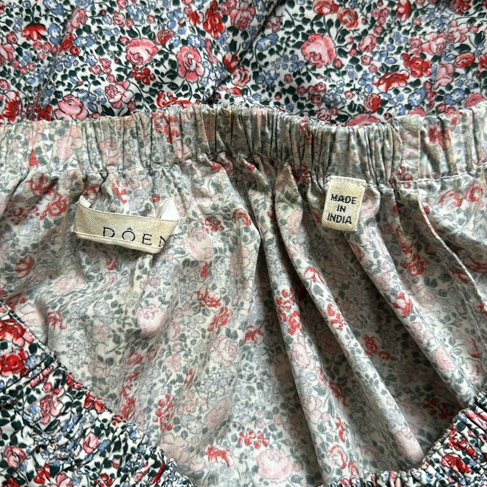 Doen Floral Mini Dress in Pink and Red - Picture 6 of 7